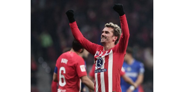 L'effort d'Antoine Griezmann aide l'Atlético de Madrid à remporter le match